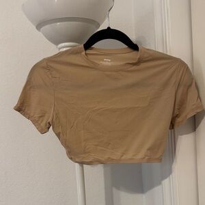 SKIMS Tan Crop Top